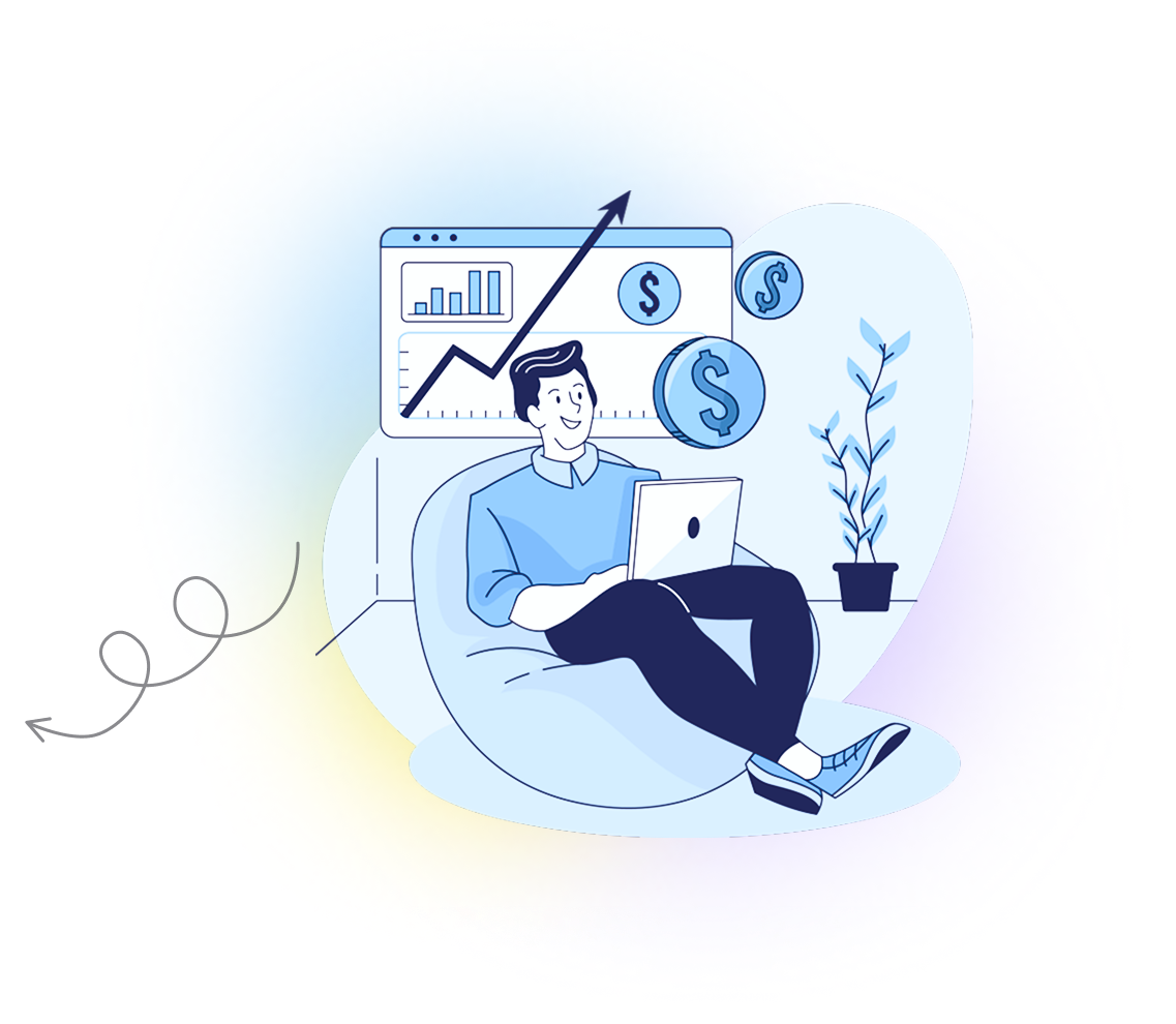 Financial Solutions Illustration